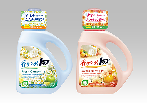 写真:『香りつづくトップFresh Camomile(フレッシュ カモミール)』『香りつづくトップSweet Harmony(スウィート ハーモニー)』改良新発売