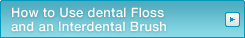 How to Use dental Floss and an Interdental Brush