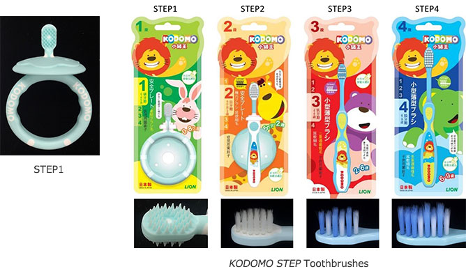 KODOMO STEP Toothbrushes