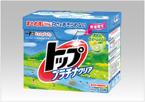 『トップ プラチナクリア 爽快なサマーシトラスの香り』
