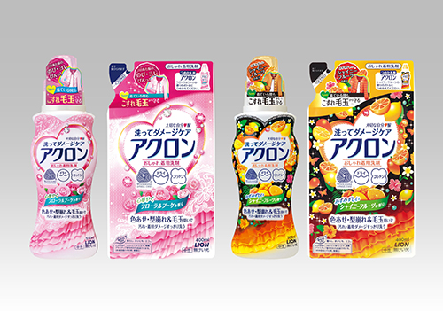 写真:おしゃれ着用洗剤『アクロン』改良新発売