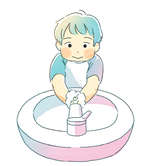 「キレイキレイしようね」から始まる前向きな手洗い習慣