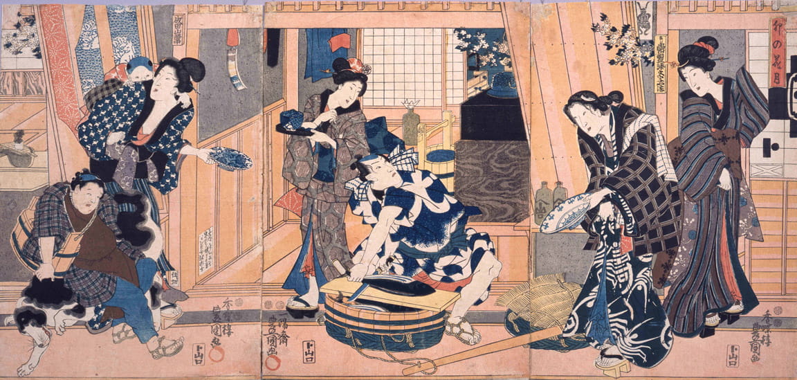 歌川豊国(3代)/画『卯の花月』