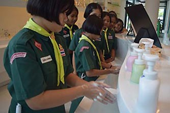 hand washing habits in Thailand
