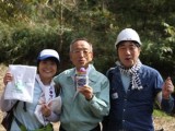 高木山梨市長（中央）と